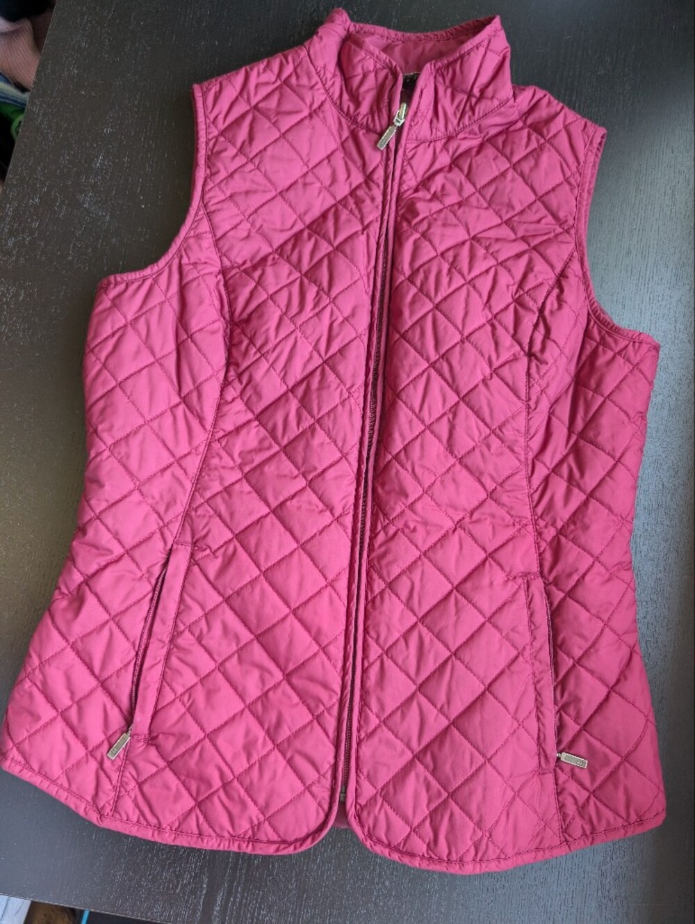 Eddie Bauer Fuschia Quilted Vest